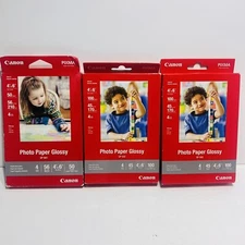 Canon Pixma Inkjet Photo Paper Glossy  4"x6" GP-601 GP-701 250 Sheets 3 packs