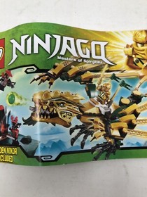 LEGO Ninjago The Golden Dragon (70503) Instruction Manual Book Booklet Only