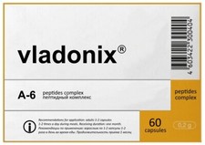 A-6 Vladonix Original Khavinson Natural Thymus Peptide Bioregulator 60 capsules