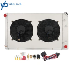 716 3 Row Radiator Shroud Fan For 1973-87 Chevy C/K C10 C20 C30 K10/20 GMC Truck