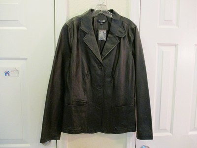 chadwicks leather blazer