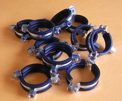 10 Fischer 2tlg Rohrschelle FRS Plus verz  DN 25 ( 1'' ) 32-37 # 9404615