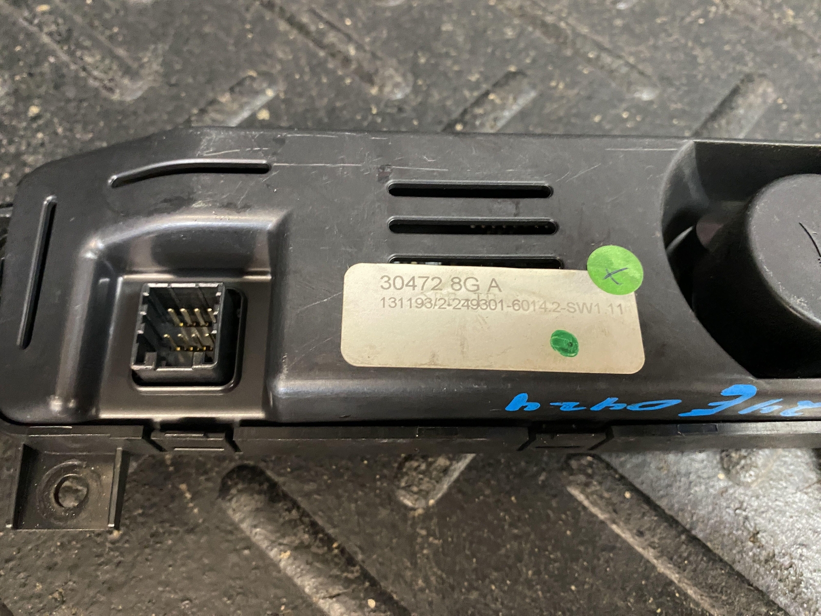 08-19 MASERATI GRANTURISMO A/C HEATER TEMPERATURE CLIMATE CONTROL PANEL SWITCH