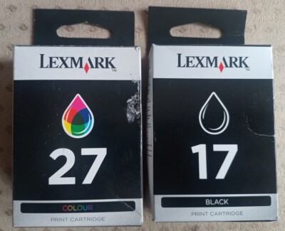 Original Lexmark 17 Schwarz + 27 Farbig tintenpatronen - DE Kostenloser versand!