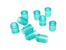 10 Stück LEGO Stein rund transparent blau 3062, 1x1, Rundsteine, 4183544, NEU