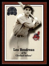 2000 Fleer Greats of the Game #92 Lou Boudreau Card Cleveland Indians