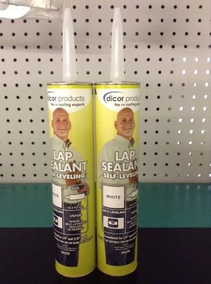 2 PACK Of Lap Sealant White Dicor RV Camper Rubber Roof Repair - Foto 4