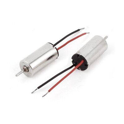 2pcs DC 1.5V-3.7V 40000RPM Speed 6mm x 12mm Mini Micro Coreless Motor