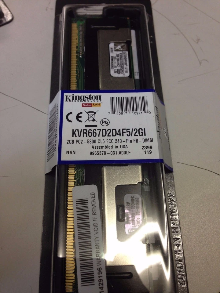 Kingston -  KVR667D2D4F5/2GI - Image 2 of 3