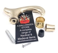 Handmade T Shape Brass Derby Handle For Walking Stick Wooden Cane Christmas Gift