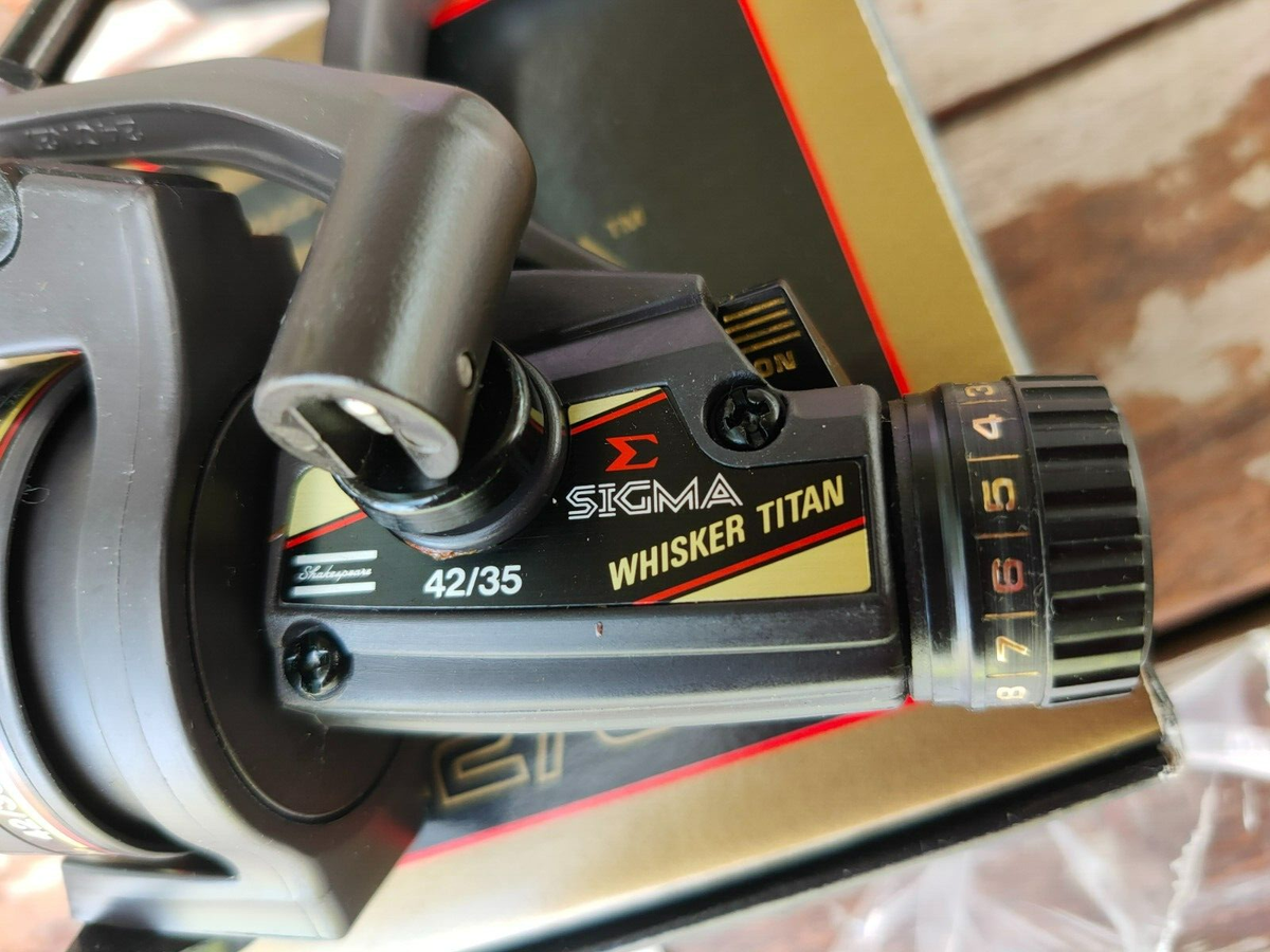 SHAKESPEARE SIGMA WHISKER TITAN EZCAST 42/35 FISHING REEL NEW IN