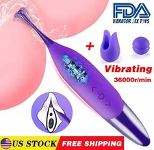 Orgasm Vibrator Clit G Spot Dildo Massager Rechargeable Anal Sex Toys for Women