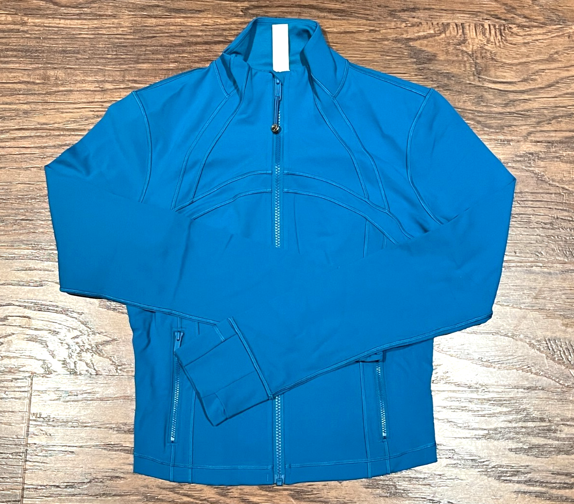 NEW Women Lululemon Define Cropped Jacket Nulu Hawaiian Blue