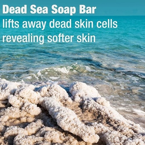 MG217 Psoriasis Dead Sea Mud and Salt Dual Bar Soap - with Aloe and Vitamin E, 3 - Picture 3 of 5