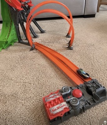 Hot Wheels Track Set Launcher Loop Parts Lot Tested Working Shooter - Awesome