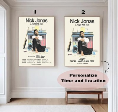 Nick Jonas Tour June 2026 Poster