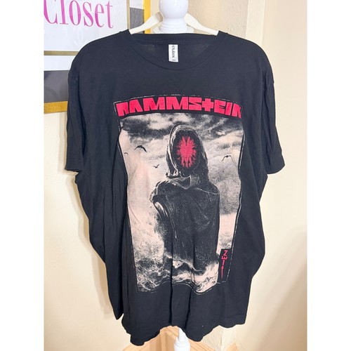 Rammstein Zeit Album Graphic T-Shirt Mens XL Black Industrial Metal Band Tee