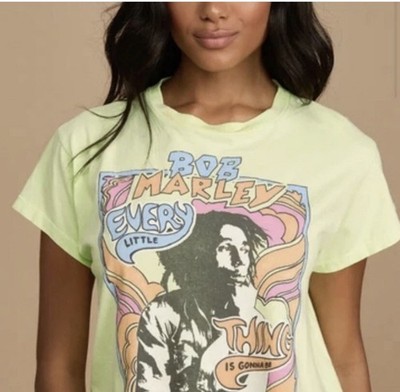 DAYDREAMER Don t Worry BOB MARLEY Tour Tee Junior s Size Medium NWT
