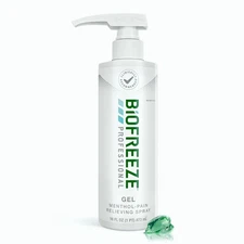 Biofreeze Professional Pain Relief Gel 5% Menthol 16 oz Pump Bottle 1 Ct