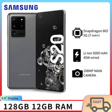 Neu Samsung Galaxy S20 Ultra 5G 128GB Ohne Vertrag Smartphone Handy Alle Farben