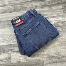 Kirkland Signature Women's High-Rise Straight Leg Jeans, Blue, Size 8   NWT  