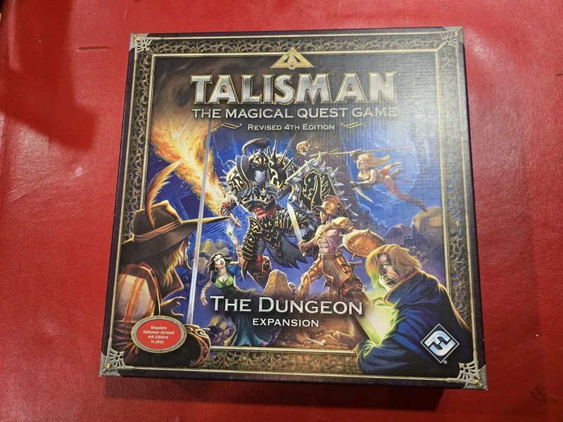 Talisman The Dungeon Expansion Revised 4th Edition FFG GW Board Game