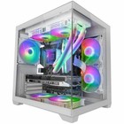 Gehäuse Mini-Tower Micro ATX / Itx Mars Gaming MCVIEW2W Biancomars Gaming