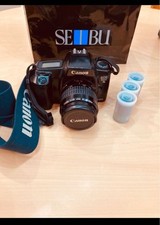 Canon EOS 1000S Film SLR Camera with EF 35-80mm Lens and 3 Films