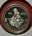 2010 GEM Uncirculated "Prospector" .999 FINE SILVER 1 Gram! Beauty!