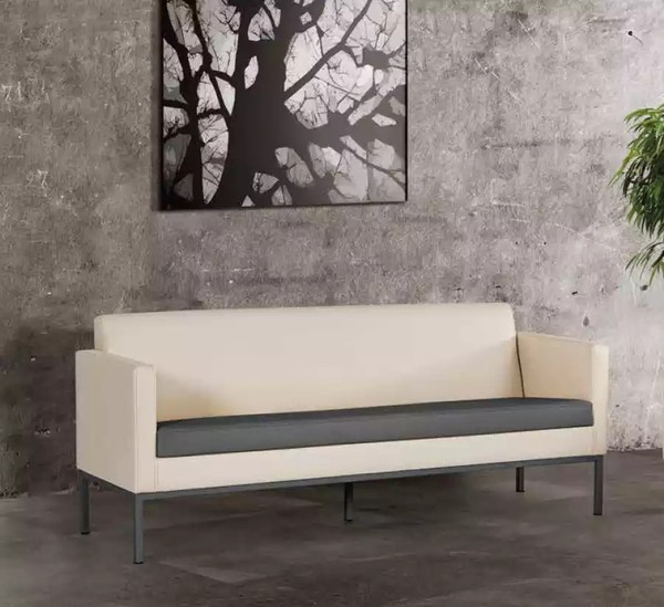 BüRoeinrichtung Sofa Couch 3 Sitzer Arbeitszimmer Polstersofa Textil MöBel-image