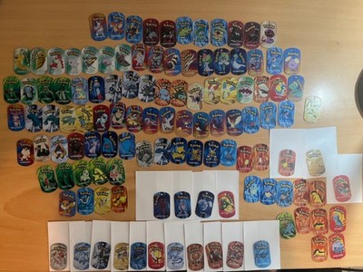 117 Pokemon METAL TAGS - 2006 - Game Freak - Nintendo - charizard - pikachu