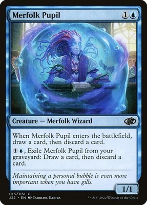 [MTG] Merfolk Pupil (015) (J22) LP-HP