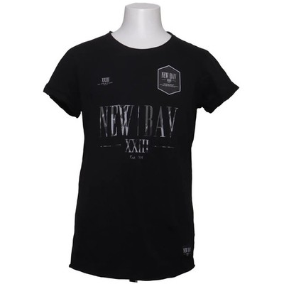New Bav, T-shirt, Größe: M, Schwarz, Print, Herren #ody