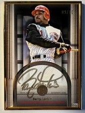 2024 Topps Museum Barry Larkin Auto Gold Framed #09/10 Reds On Card #FMA-BL
