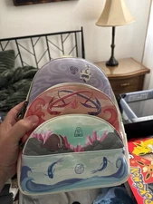 LOUNGEFLY EXCLUSIVE NICKELODEON AVATAR 4 ELEMENTS MINI BACKPACK 