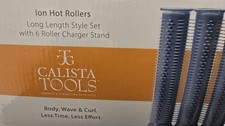 CALISTA TOOLS ION HOT ROLLERS Long Length Style Set with 12 Rollers, 12 Clips