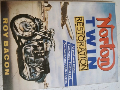 #ad Norton Twin Restoration Roy Bacon NEW Sealed $65.00