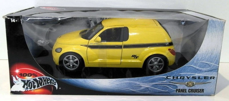 Hot Wheels 1/18 Scale Diecast - 54578 Chrysler PT R/T Panel Crusier Yellow - Image 4 of 4