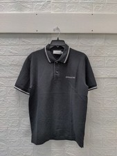 New Coach Men's Signature Trim Polo Black Sz S