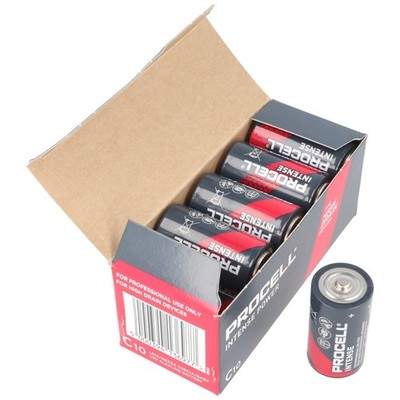 10 Stück Duracell Procell Intense Baby C, LR14 im Karton, für energieintensive G