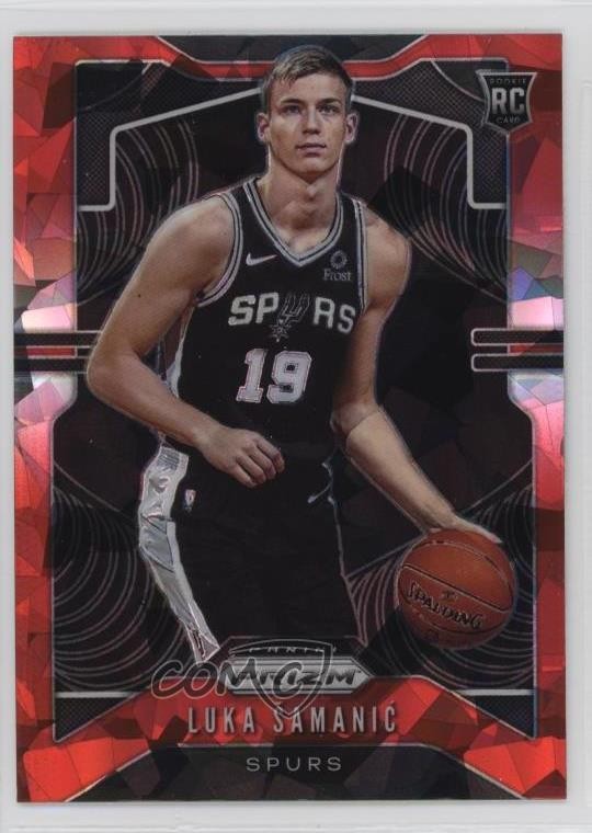 2019-20 Panini Prizm Rookie Red Ice Prizm Luka Samanic Luka Šamanić #265 qc6