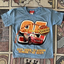 Disney Cars Lightning McQueen Boys Tshirt Size Small 6/7