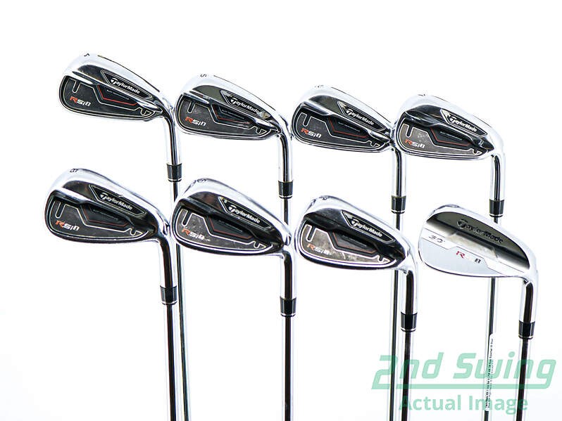 TaylorMade RSi 1 Iron Set 4-PW AW Steel Stiff Right Handed 38.5 Inch