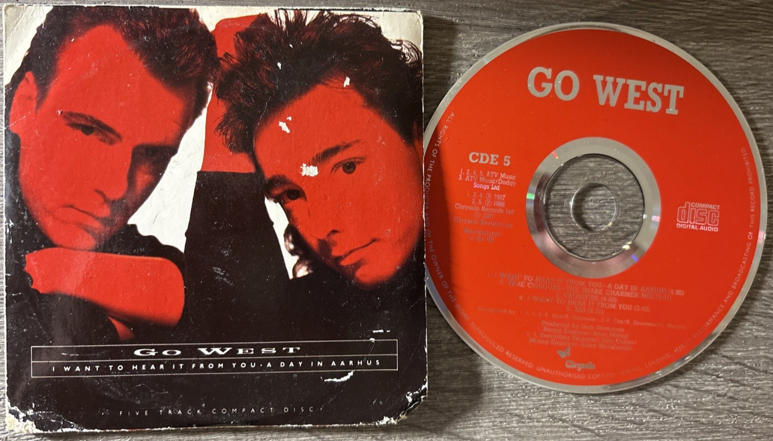 GO WEST - I Want To Hear It From You / A Day In Aarhus : 5 Track CD Ep