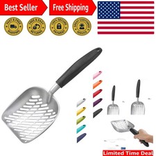 Durable Aluminum Litter Scoop with Comfort Grip - Perfect for House-Cats