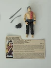 GI Joe ARAH 1985 Quick Kick v1 100% Complete With Filecard