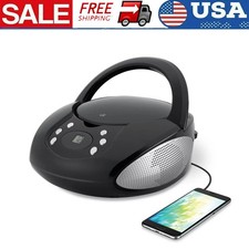 Lightweight Portable CD Boombox Speaker with AM/FM Radio ETL/CETL Compliant New