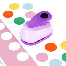 Circle Punch 1 Inch Diameter, Portable Large Hole Punch, 1 Inch Hole Punch, E...
