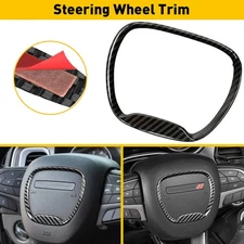 Steering Wheel Trim For Cover Dodge Challenger Charger 2015+ Durango Accessories