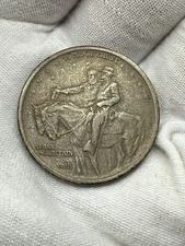 Silver Commemorative Stone Mountain 1925 Half Dollar 90% Silver Q1